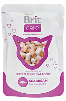 Brit Care Cat Pouch с морским лещом, 80 гр